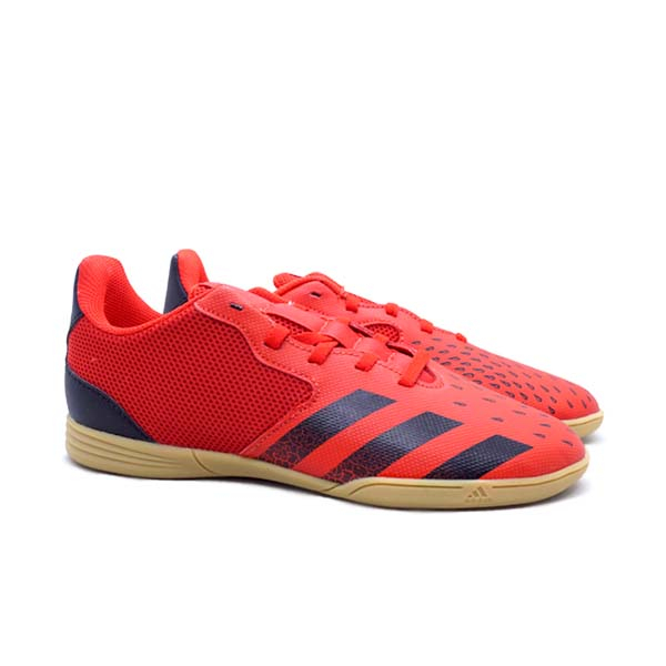 Sepatu Futsal Anak Adidas Predator Freak.4 IN Sala JR - Red/Cblack/Gum