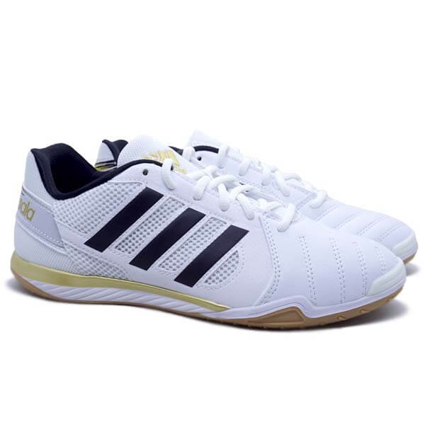 Sepatu Futsal Adidas Top Sala HR0147 - Ftwwht/Cblack/Goldmt