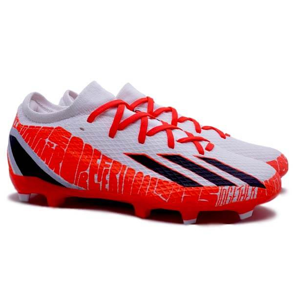 Sepatu Bola Adidas X Speedportal Messi.3 FG GW8390 - Cloud White/Core Black/Solar Red