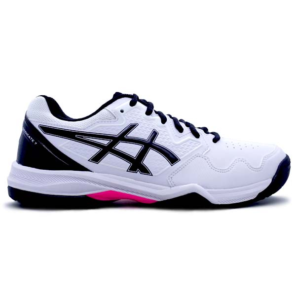 Sepatu Tennis Asics Gel-Dedicate 7 1O41A223-104 - White/Hot Pink