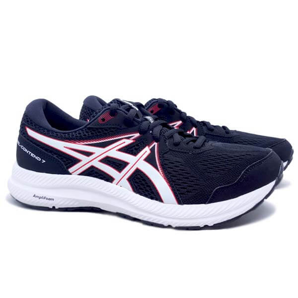 Sepatu Running Asics Gel-Contend 7 1011B040-008 - Black/Electric Red