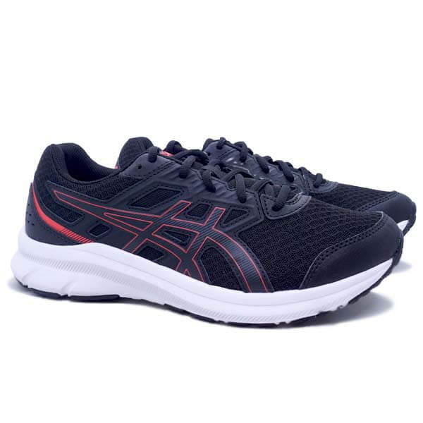Sepatu Running Asics JOLT 3 1011B034-006 - Black/Electric Red