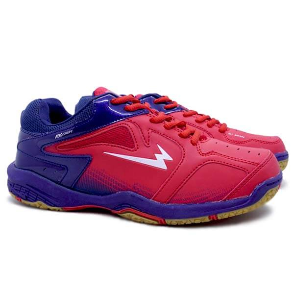 Sepatu Badminton Eagle Revo - Merah/Biru Tua