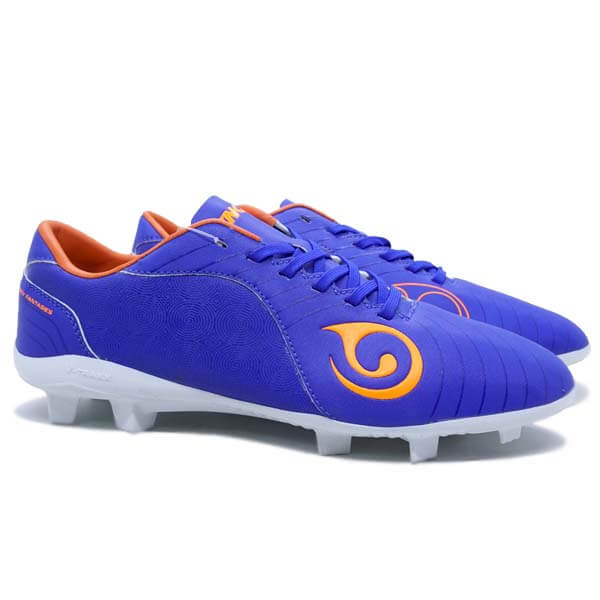 Sepatu Bola Enkai Accuracy Fantasies FG - Diva Blue/Neon Orange