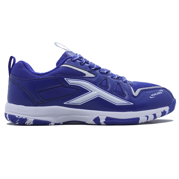 Sepatu Badminton Hundred Xoom II HBFS-2M109-5 - Blue/White