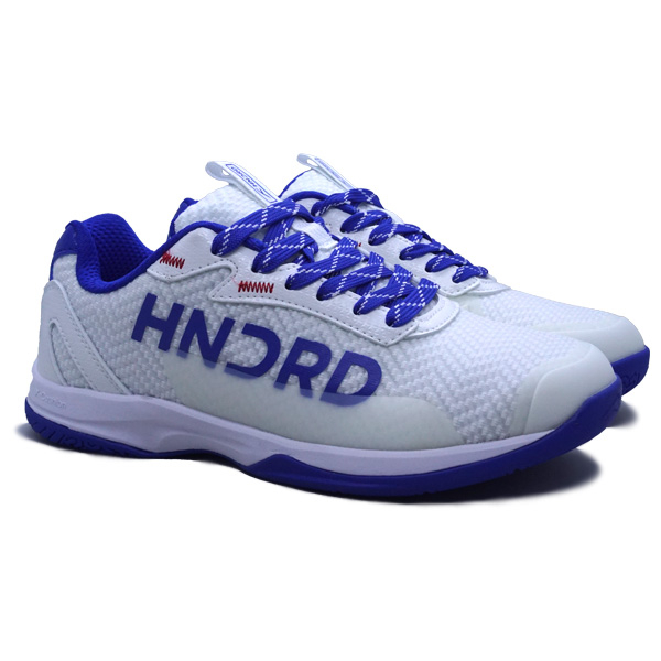 Sepatu Badminton Hundred Xoom Pro - White/Blue
