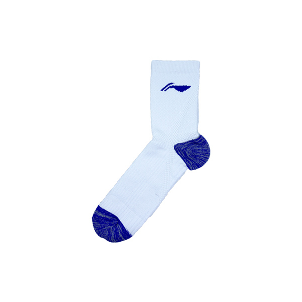 Kaos Kaki Li-ning Socks AWLP211-1 - White/Royal Blue