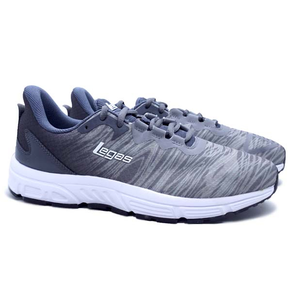 Sepatu Running Legas Galaxy LA U - Cool Gray 11U/Blk 6U/Wht