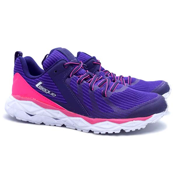 Sepatu Running League Regulus - Astral Aura/Pink Flash/White