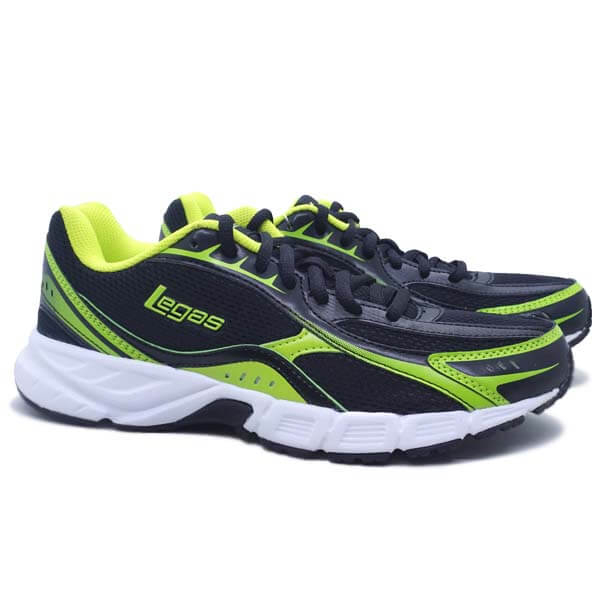 Sepatu Running Legas ARK 13 LA M 102108071LAN  - Black/Lime Punch/White