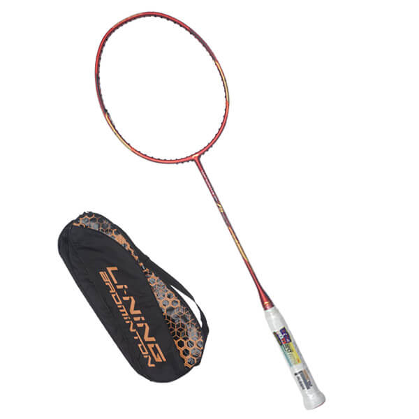 Raket Badminton Li-Ning Windstorm 75 AYPN106-4 - Red/Gold
