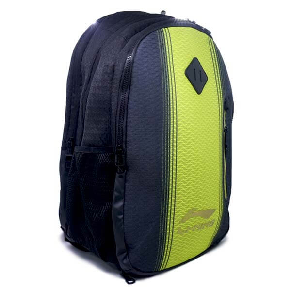 Tas Li-Ning Backpack ABSR441-1 - Black/Lime