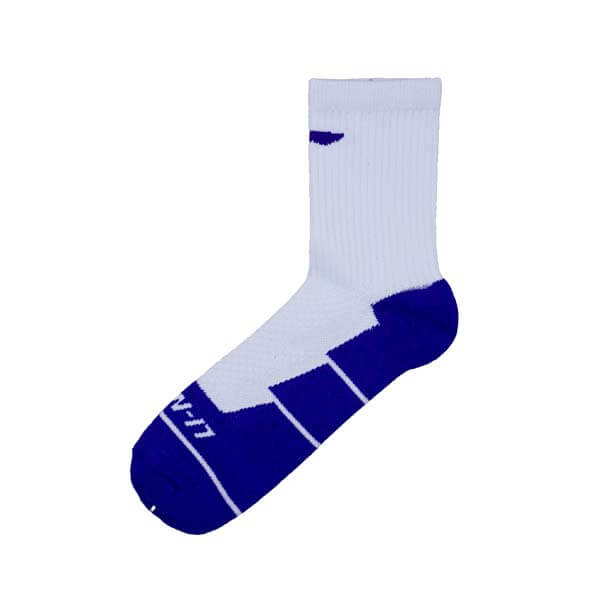 Kaos Kaki Li-Ning Hi-Quarter Socks AWLQ109-3 - White/Blue