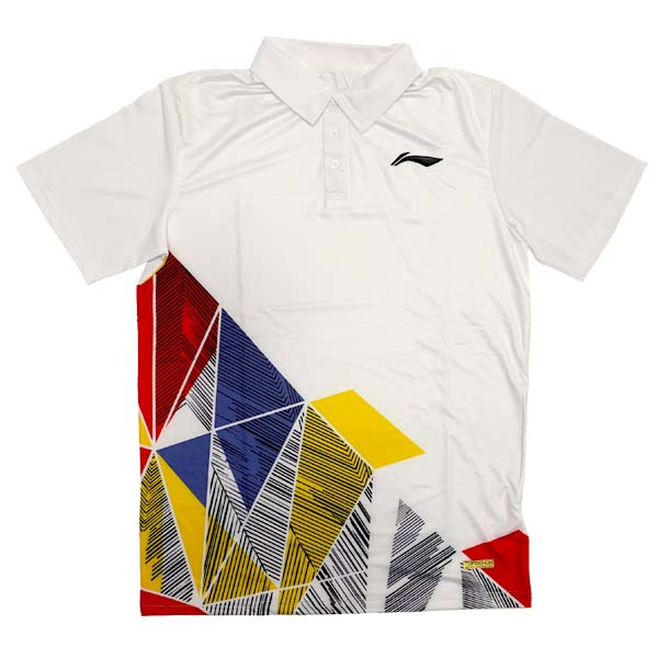 Kaos Li-Ning Men's Polo T-Shirt AVSR101-1 - White