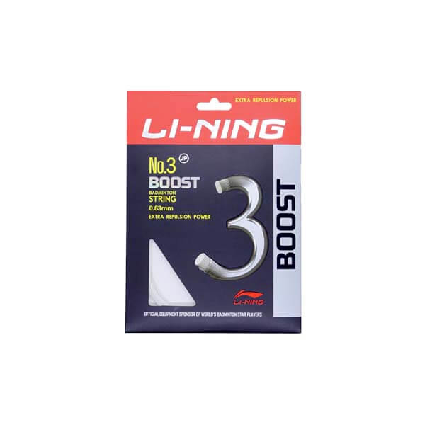 Senar Raket Badminton Li-Ning String No.3 Boost AXJP044-1 - Alpine Wht