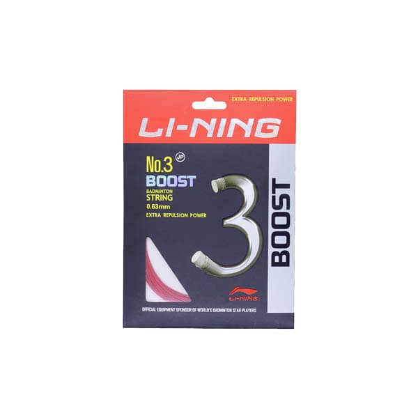 Senar Raket Badminton Li-Ning String No.3 Boost AXJP044-4 - Riv Red