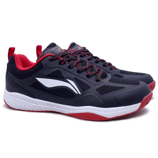 Sepatu Badminton Li-Ning Ultra Pro - Black/Red