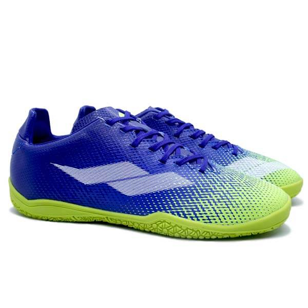 Sepatu Futsal Mills Evos IN - Royal Blue/Neon Green