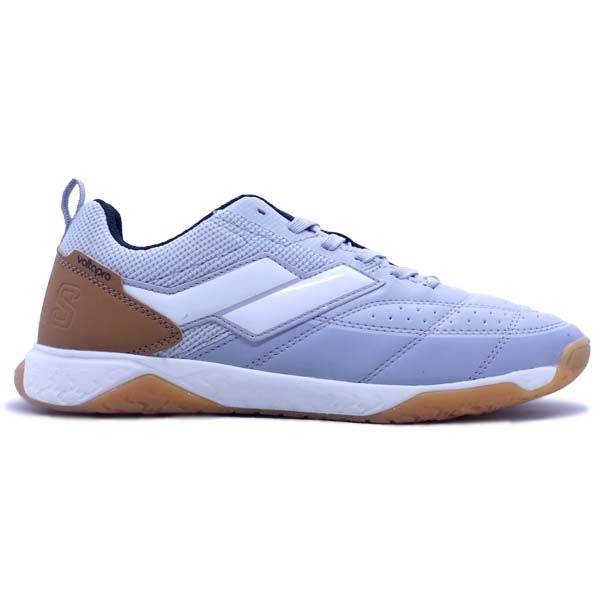 Sepatu Futsal Mills Voltapro Mersile - Grey/White/Gum