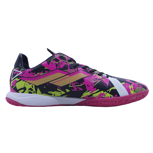 Sepatu Futsal Mills Vulcan IN - Magenta/Black/Neon
