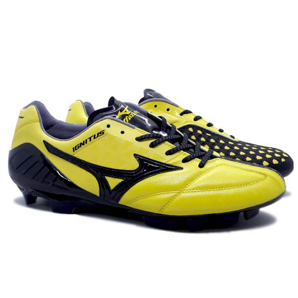 Sepatu Bola Mizuno The Wave Ignitus Japan P1GA224409 - Cyber Yellow/Black