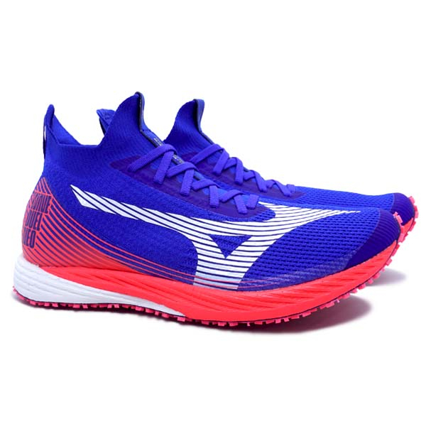 Sepatu Running Mizuno Wave Duel Neo - Reflex Blue C/White/Diva Pink