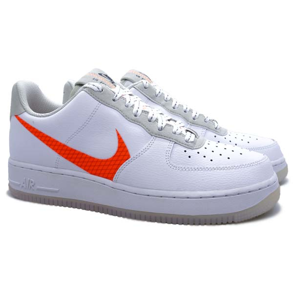 Sepatu Casual Nike Air Force 1 '07 LV8 3 - White/Orange
