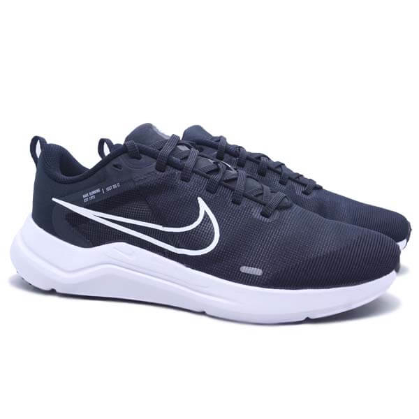 Sepatu Running Nike Downshifter 12 DD9293 001 - Black/White