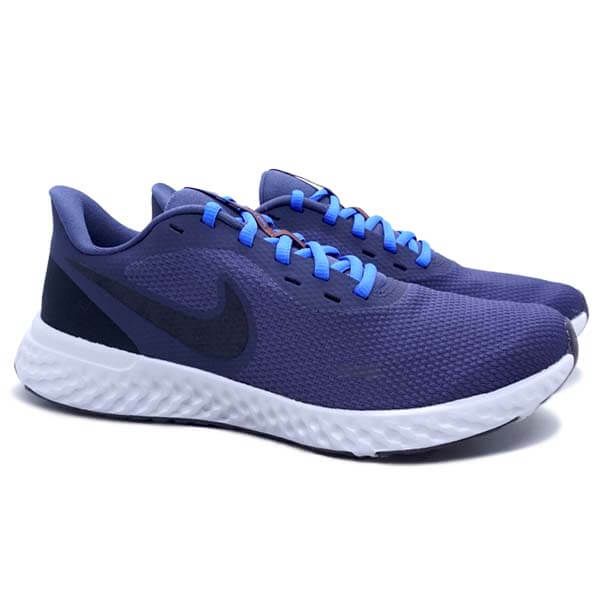 Sepatu Running Nike Revolution 5 BQ3204 404 - Thunder Blue/Black Grey Fog