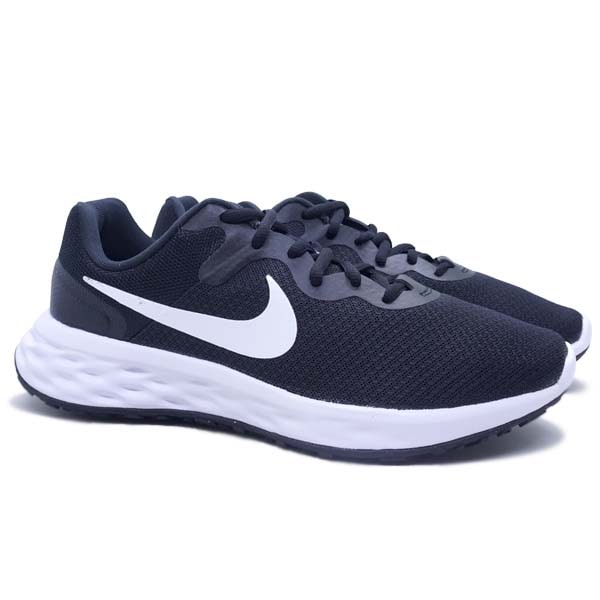 Sepatu Running Nike Revolution 6 NN DC3728 003 - Black/White