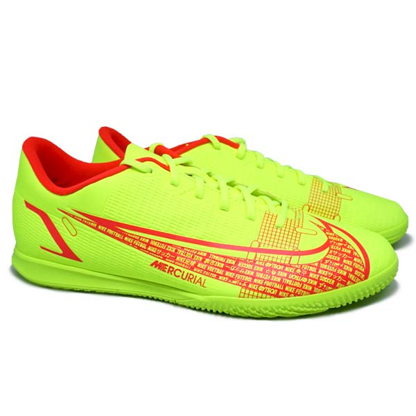 Sepatu Futsal Nike Vapor 14 Club IC CV0980 760 - Volt/Bright Crimson