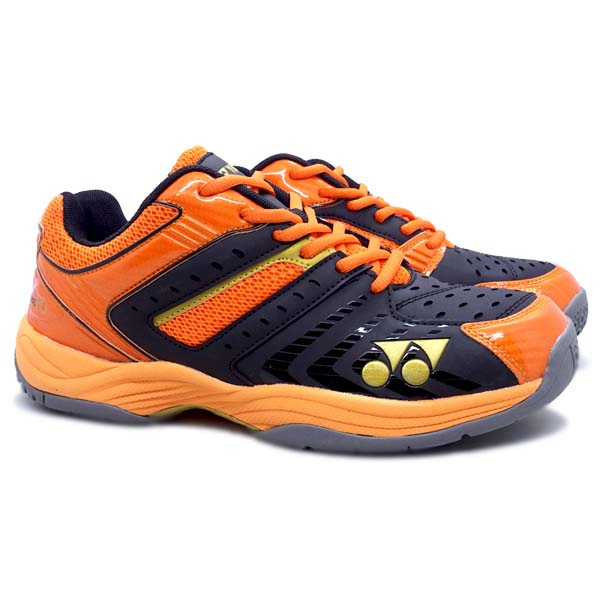Sepatu Badminton Yonex AE 20 - Pearlized Black/Bright Orange