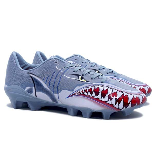 Sepatu Bola Ortuseight Catalyst Requin FG SE - Steel Blue/Ortred