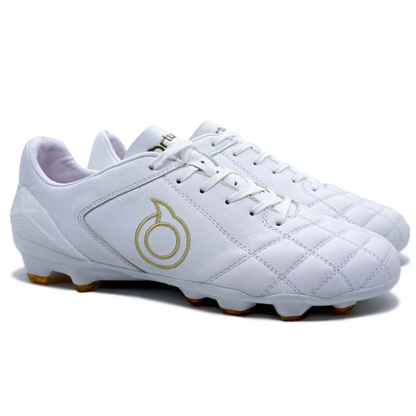 Sepatu Bola Ortuseight El Tiburon FG - White/Gold
