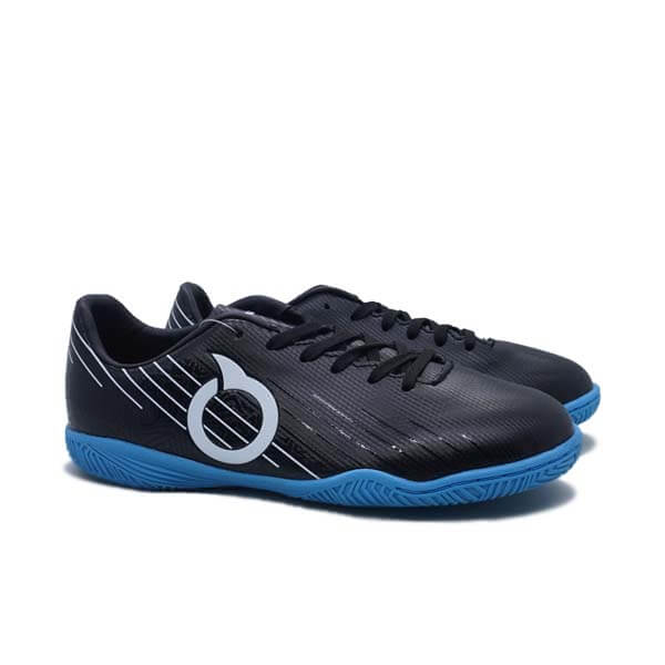 Sepatu Futsal Anak Ortuseight Insignia IN JR - Black/White/Cyan