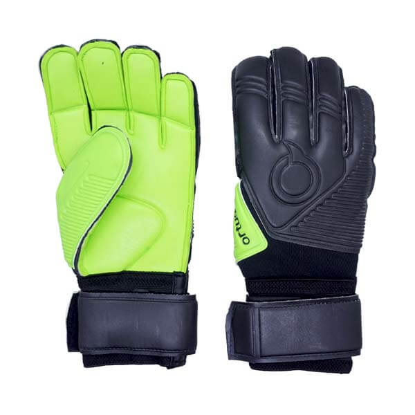 Sarung Tangan Kiper Ortuseight Salvator Gk Glove - Dark Grey/Lime Green