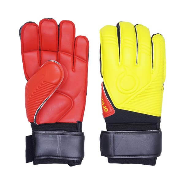Sarung Tangan Kiper Ortuseight Salvator Gk Glove - Yellow/Ortred
