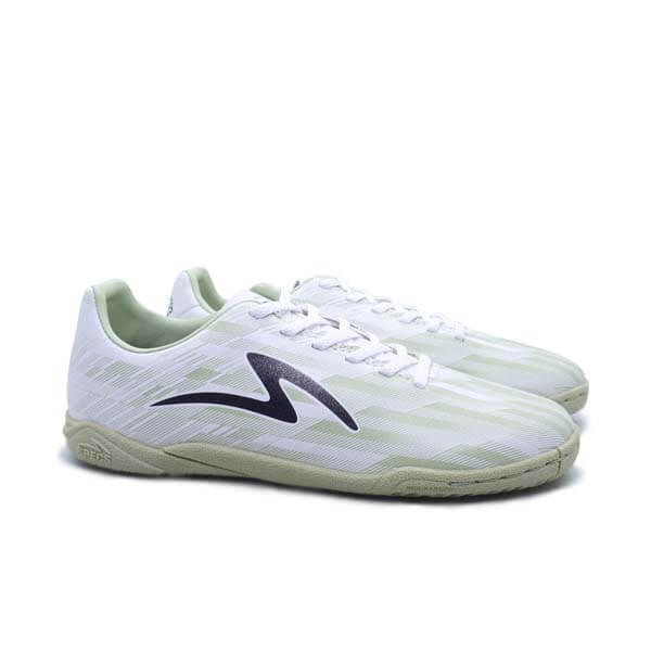 Sepatu Futsal Anak Specs Accelerator Lightspeed II JR IN - White/Olive