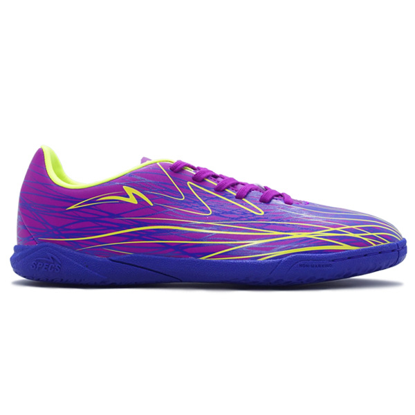 Sepatu Futsal Specs Accelerator Alpha Nerve Core IN - Vivid Orchid/Safety Yellow/Cobalt
