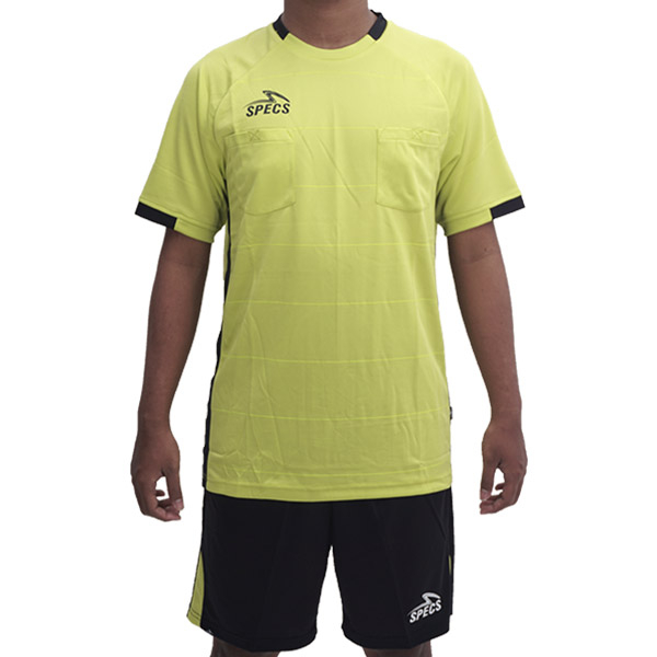 Baju Wasit Specs Juste Referee Sets - Sulpur Green/Black