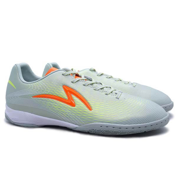 Sepatu Futsal Specs Ls Ultra IN Meta Crush Pack - Ether Grey/Shocking Orange/Zest Green
