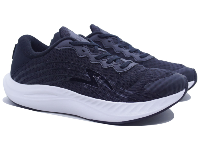 Sepatu Running Specs Rushfree 2 - Jet Black/Black/White