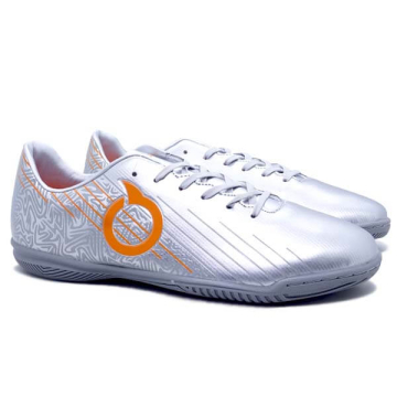Sepatu Futsal Ortuseight Insignia IN - Silver/Ortrange