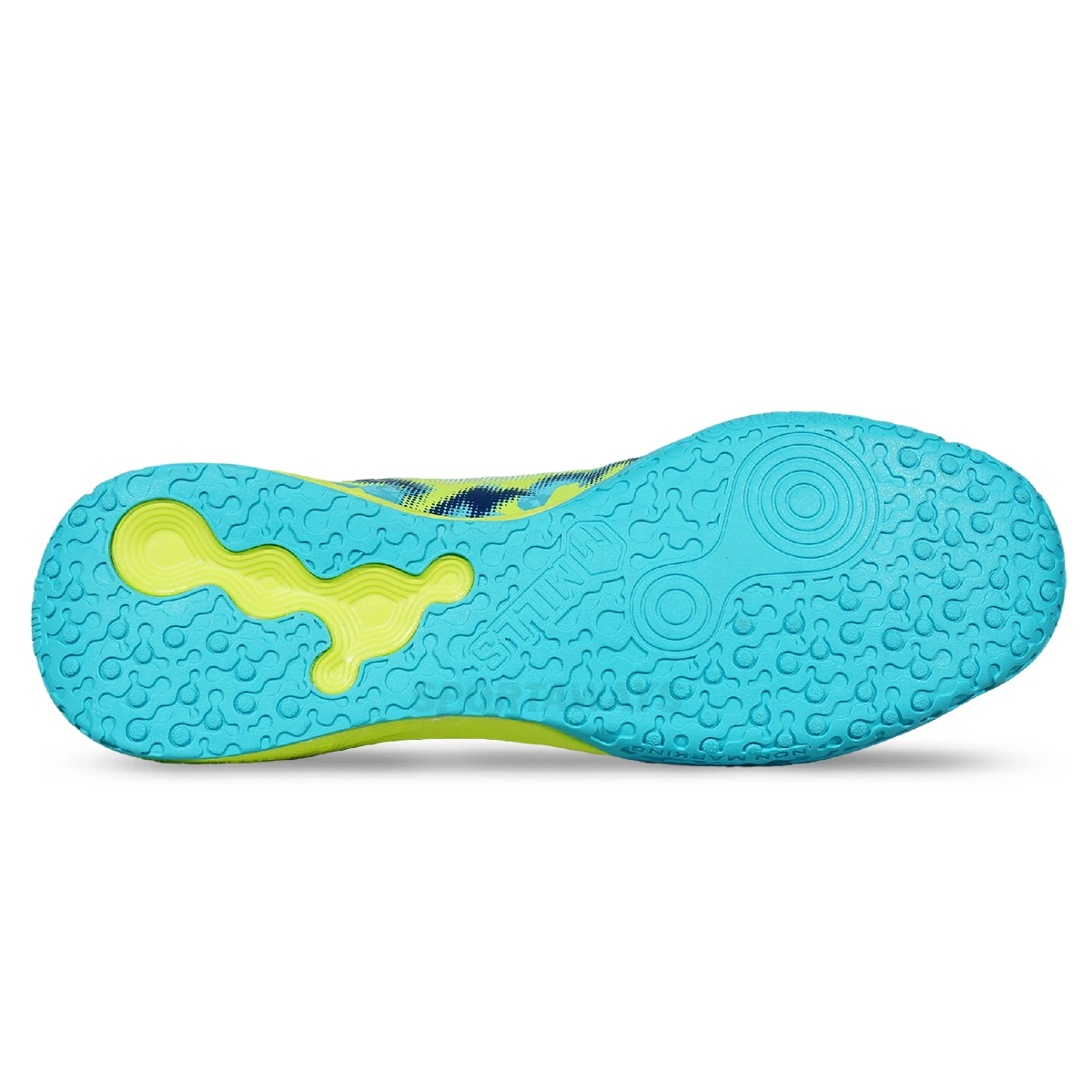 Sepatu Futsal Mills Xyclops Strikeblast Prime IN - Tosca Blue/Lime