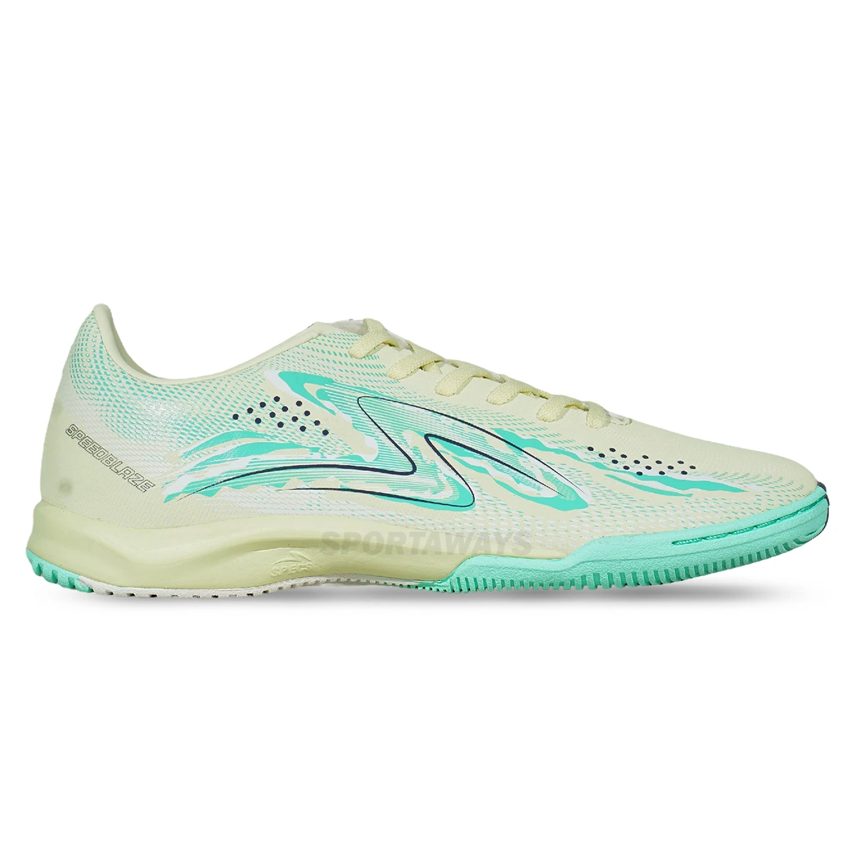 Sepatu Futsal Specs Speedblaze 4 IN - Lime Cream/White/Cabbage