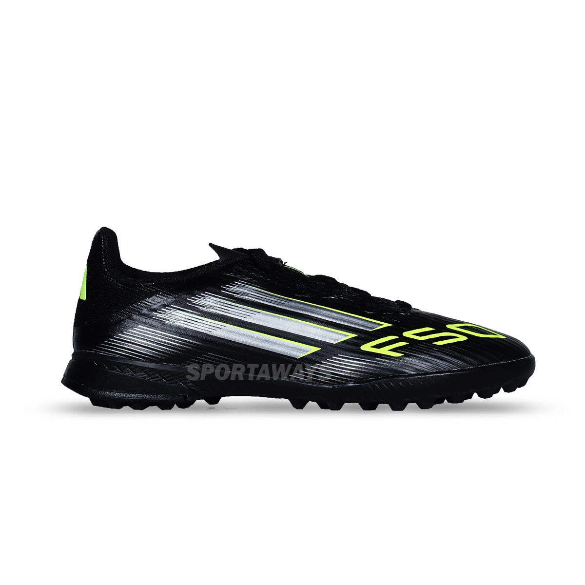 Sepatu Futsal Anak Adidas F50 League TF J JH9999 - Cblack/Ironmt/Luclem Noiess