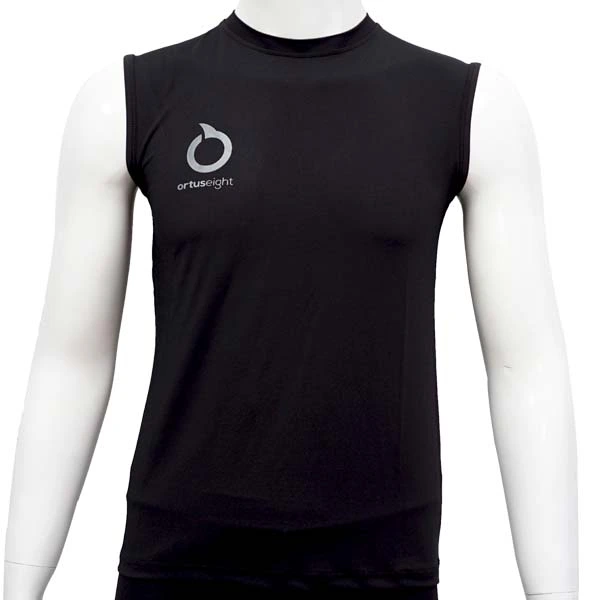 Ortuseight Baselayer Sleeveless - Black/Silver