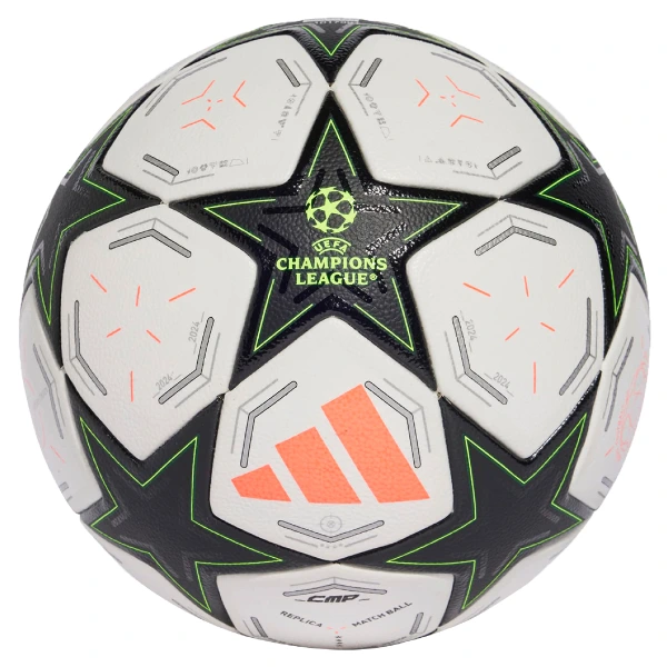 Bola Sepak Adidas UCL COM IX4061 - White/Black/Platinum Metallic/Solar