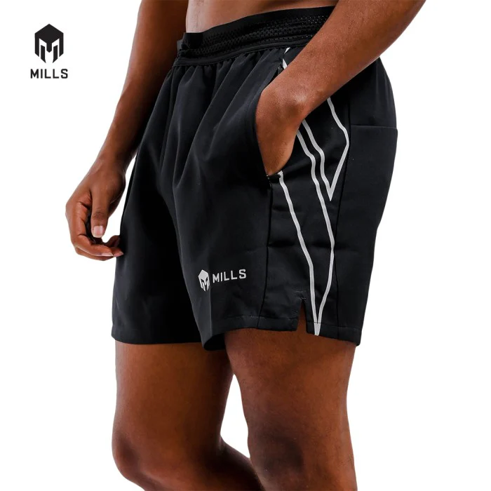 Celana Mills Saka Running Short Men 13009 - Black