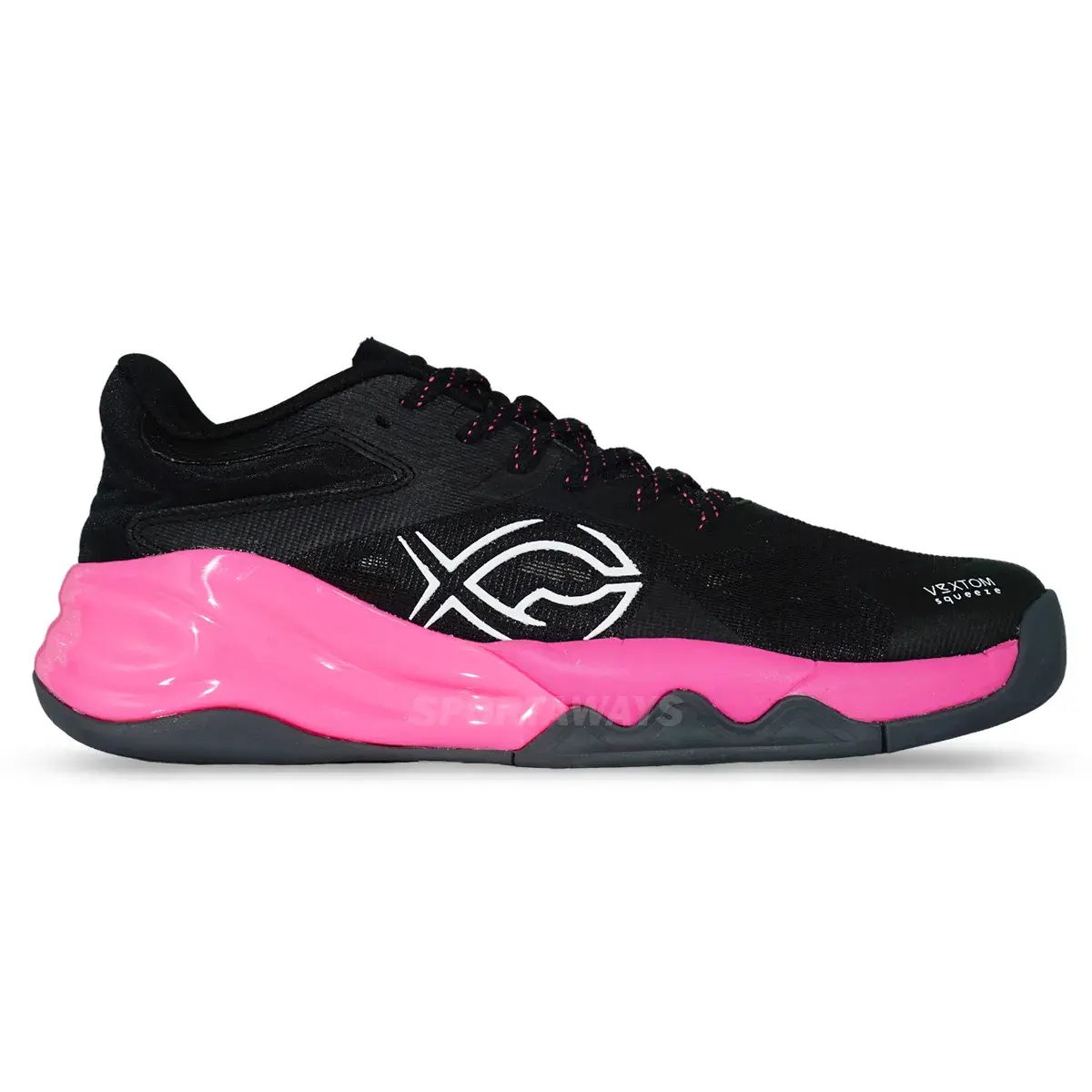 Sepatu Volley Fixch Lunatic Alpha - Black/Magenta/Dark Gray 
